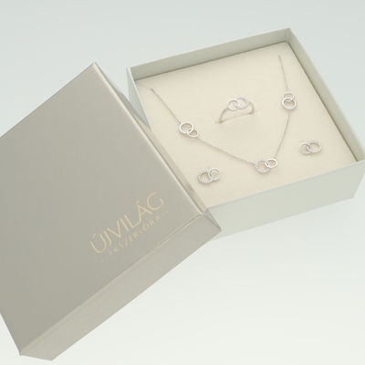 Frank Trautz fehér arany gyűrű 52-es méret (1-08324-52-0089/52)